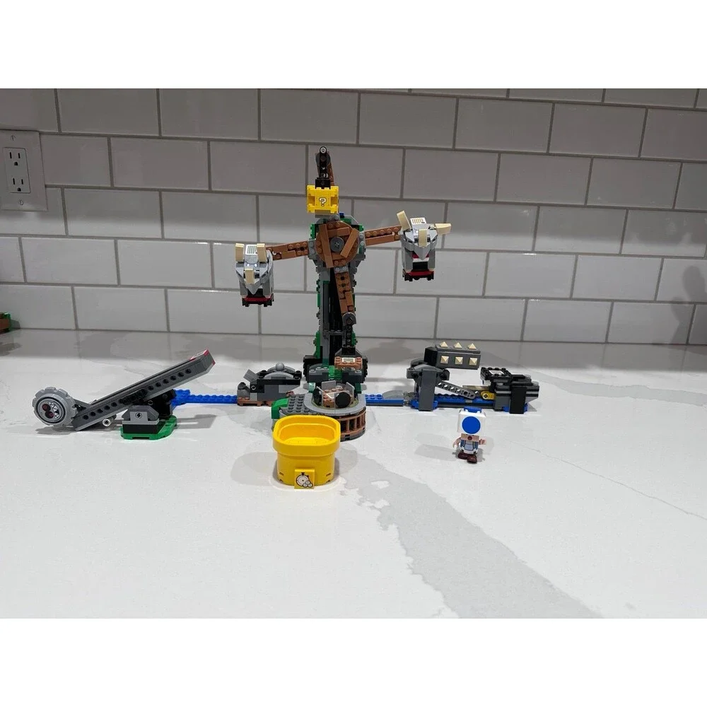 Retired LEGO Super Mario Reznor Knockdown Expansion Set Kit (71390) 862 pieces